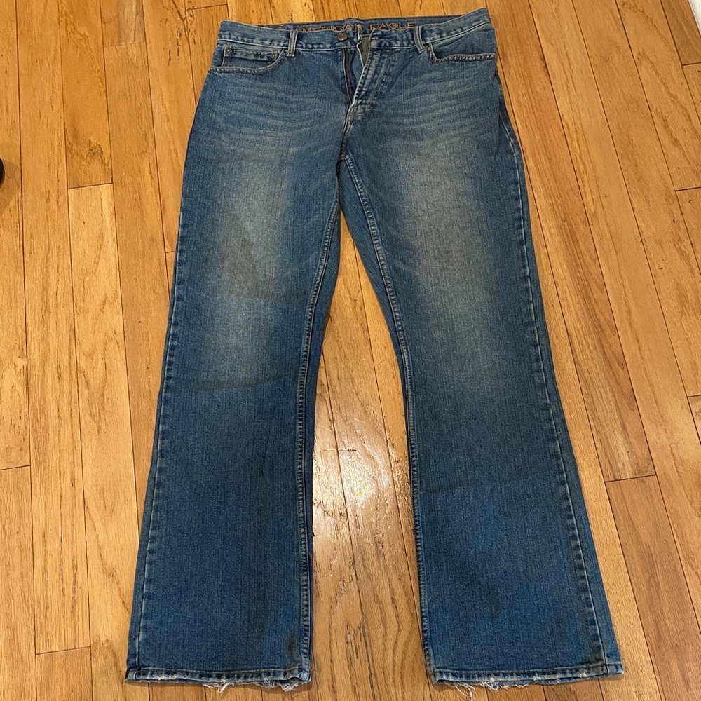 American Eagle Outfitters Blue Bootcut Jeans